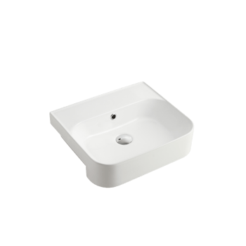 Dublin-Semi-Recessed-Basin-With-No-Tap-Hole-Oliveri-Image1 Image of Basin Oliveri Dublin SemiRecessed