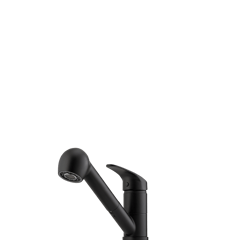London-Matte-Black-Pull-Out-Spray-Mixer-Oliveri.png Image of Mixer Hob Oliveri London PullOutSpray
