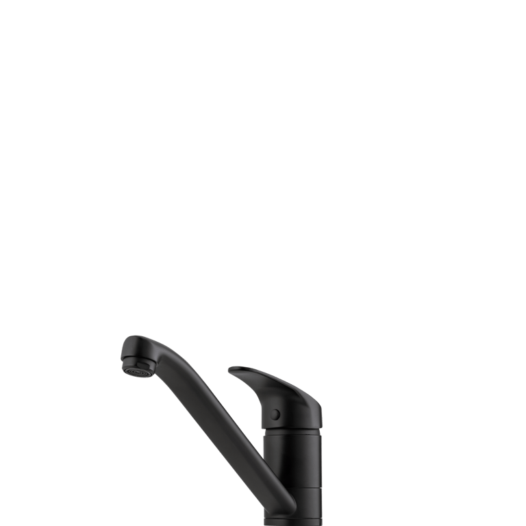 London-Matte-Black-Single-Lever-Mixer-Oliveri.png Image of Mixer Hob Oliveri London SingleLever