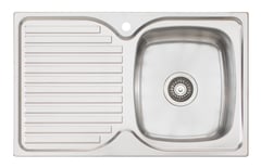 PS22 1TH sink Image of Sink Kitchen Oliveri ProjectSinks SingleBowl Drainer RHS