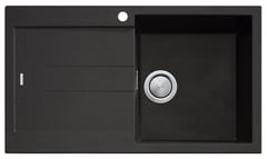 ST-BL1522 OF.jpg Image of Sink Kitchen Oliveri Santorini SingleBowl Topmount Drainer Right