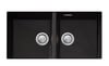 ST-BL1563U OF.jpg Image of Sink Kitchen Oliveri Santorini DoubleBowl Undermount