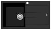 ST-MB1521 OF.jpg Image of Sink Kitchen Oliveri Santorini SingleBowl Topmount Drainer