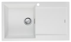 ST-WH1521 OF.jpg Image of Sink Kitchen Oliveri Santorini SingleBowl Topmount Drainer