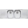 Sink-Kitchen-Oliveri-Diaz-DoubleBowl-DoubleDrainer-Image1 Image of Sink Kitchen Oliveri Diaz DoubleBowl DoubleDrainer