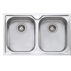 Sink-Kitchen-Oliveri-Diaz-DoubleBowl-Topmount-Image1 Image of Sink Kitchen Oliveri Diaz DoubleBowl Topmount