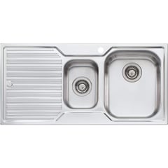 Sink-Kitchen-Oliveri-Diaz-OneAndHalfBowl-Topmount-RHS-Image1 Image of Sink Kitchen Oliveri Diaz OneAndHalfBowl Topmount RHS