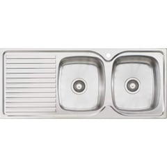 Sink-Kitchen-Oliveri-Endeavour-DoubleBowl-Drainer-RHS-Image1 Image of Sink Kitchen Oliveri Endeavour DoubleBowl Drainer RHS