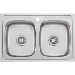 Sink-Kitchen-Oliveri-Endeavour-DoubleBowl-Universal-Image1 Image of Sink Kitchen Oliveri Endeavour DoubleBowl Universal