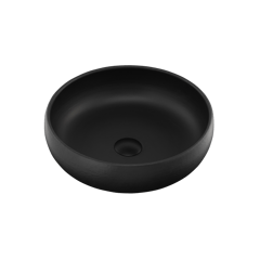 Terzofoco-Matte-Black-Curved-Counter-Top-Basin-Oliveri-Image1.png Image of Basin AboveCounter Oliveri Terzofoco Curved