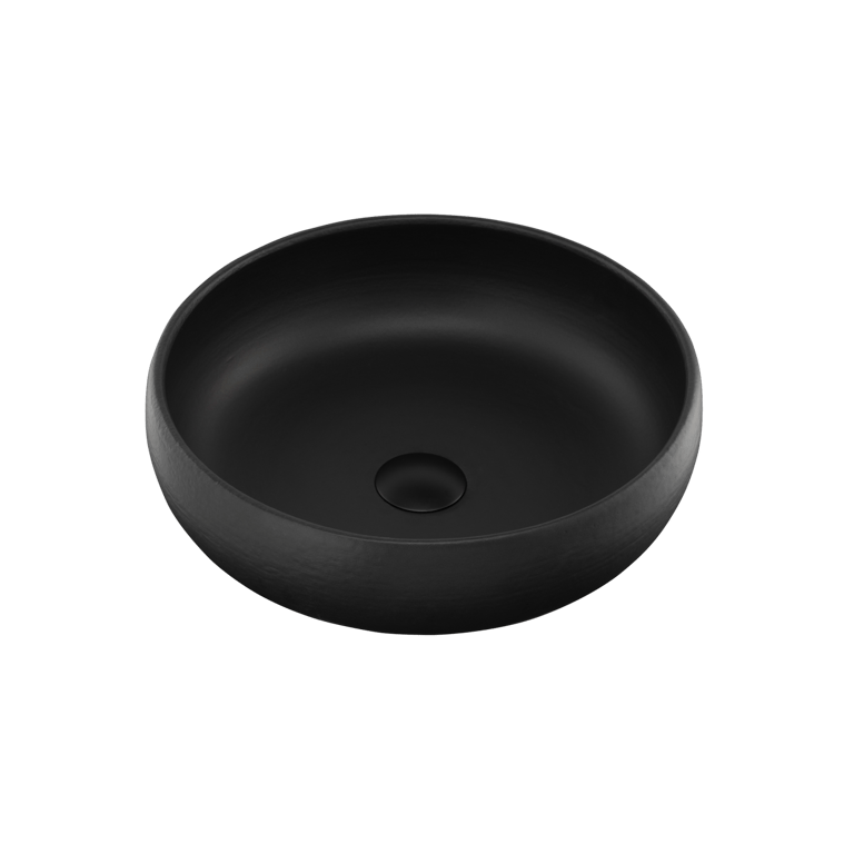 Terzofoco-Matte-Black-Curved-Counter-Top-Basin-Oliveri-Image1.png Image of Basin AboveCounter Oliveri Terzofoco Curved