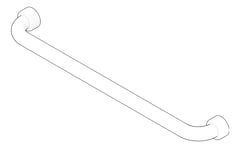 3D Documentation Image of GrabRail Straight Oliveri Holdfast