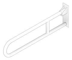 3D Documentation Image of GrabRail Vertical Oliveri Holdfast Lock