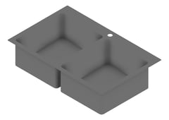 3D Presentation Image of Sink Kitchen Oliveri Apollo DoubleBowl