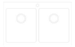 Plan Image of Sink Kitchen Oliveri Apollo DoubleBowl