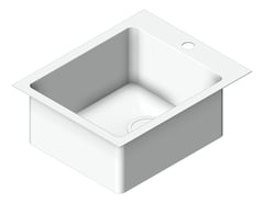 3D Shaded Image of Sink Kitchen Oliveri Apollo SingleBowl
