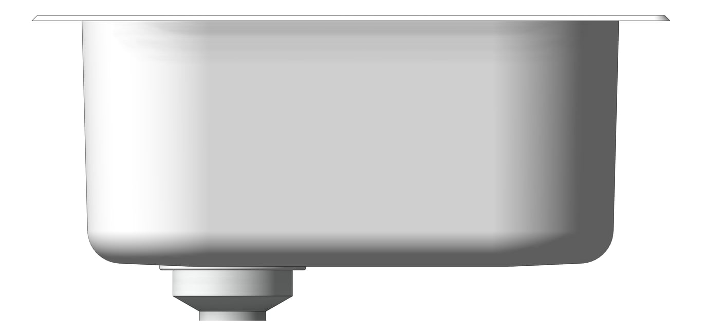 Left Image of Sink Kitchen Oliveri Diaz DoubleBowl Undermount