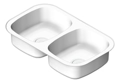 3D Shaded Image of Sink Kitchen Oliveri Endeavour DoubleBowl Undermount