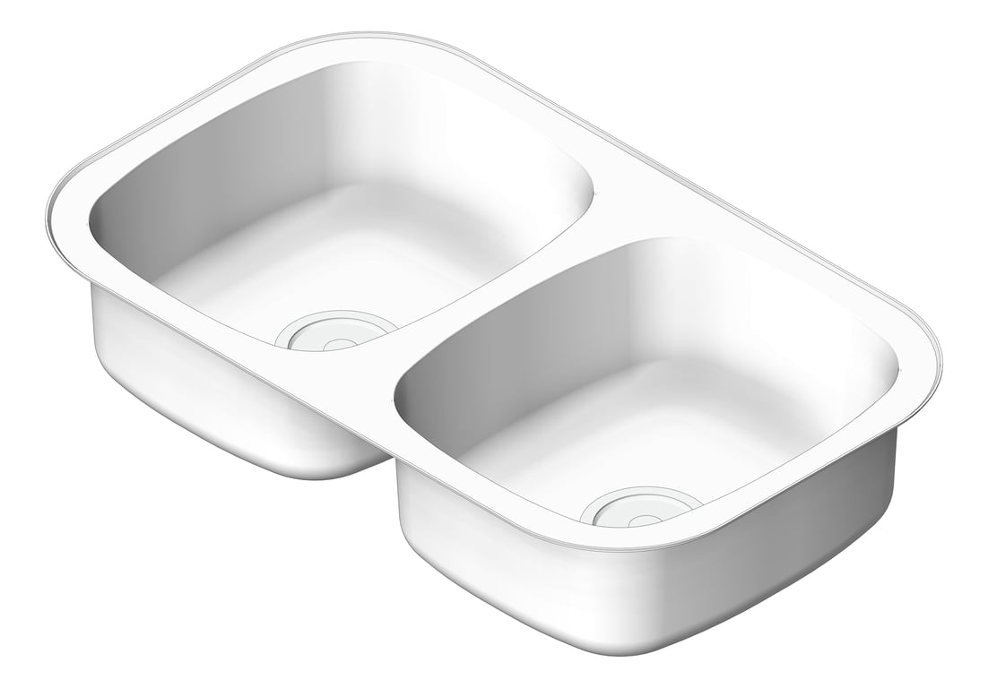 Navigate to Sink Kitchen Oliveri Endeavour DoubleBowl Undermount