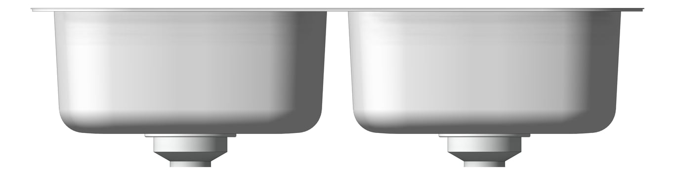 Front Image of Sink Kitchen Oliveri Endeavour DoubleBowl Undermount