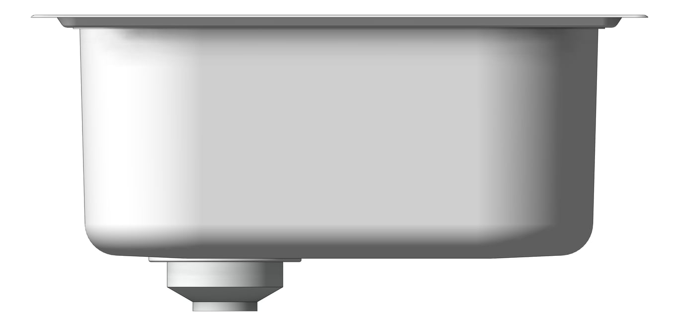 Left Image of Sink Kitchen Oliveri Flinders DoubleBowl Left