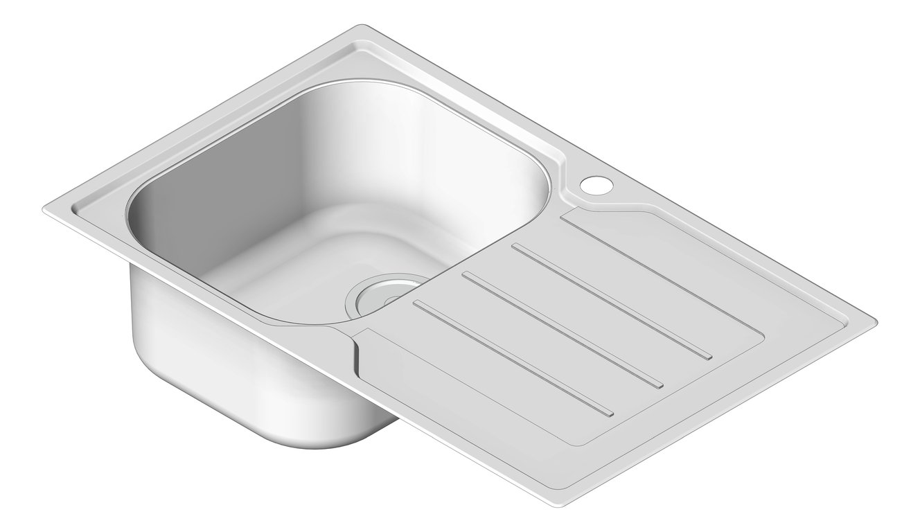 Navigate to Sink Kitchen Oliveri Flinders SingleBowl Left