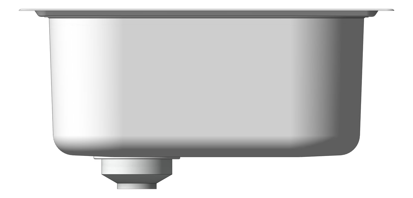 Left Image of Sink Kitchen Oliveri Flinders SingleBowl Right