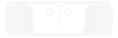 Plan Image of Sink Kitchen Oliveri Monet DoubleBowl Topmount DoubleDrainer