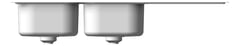 Front Image of Sink Kitchen Oliveri ProjectSinks DoubleBowl Left