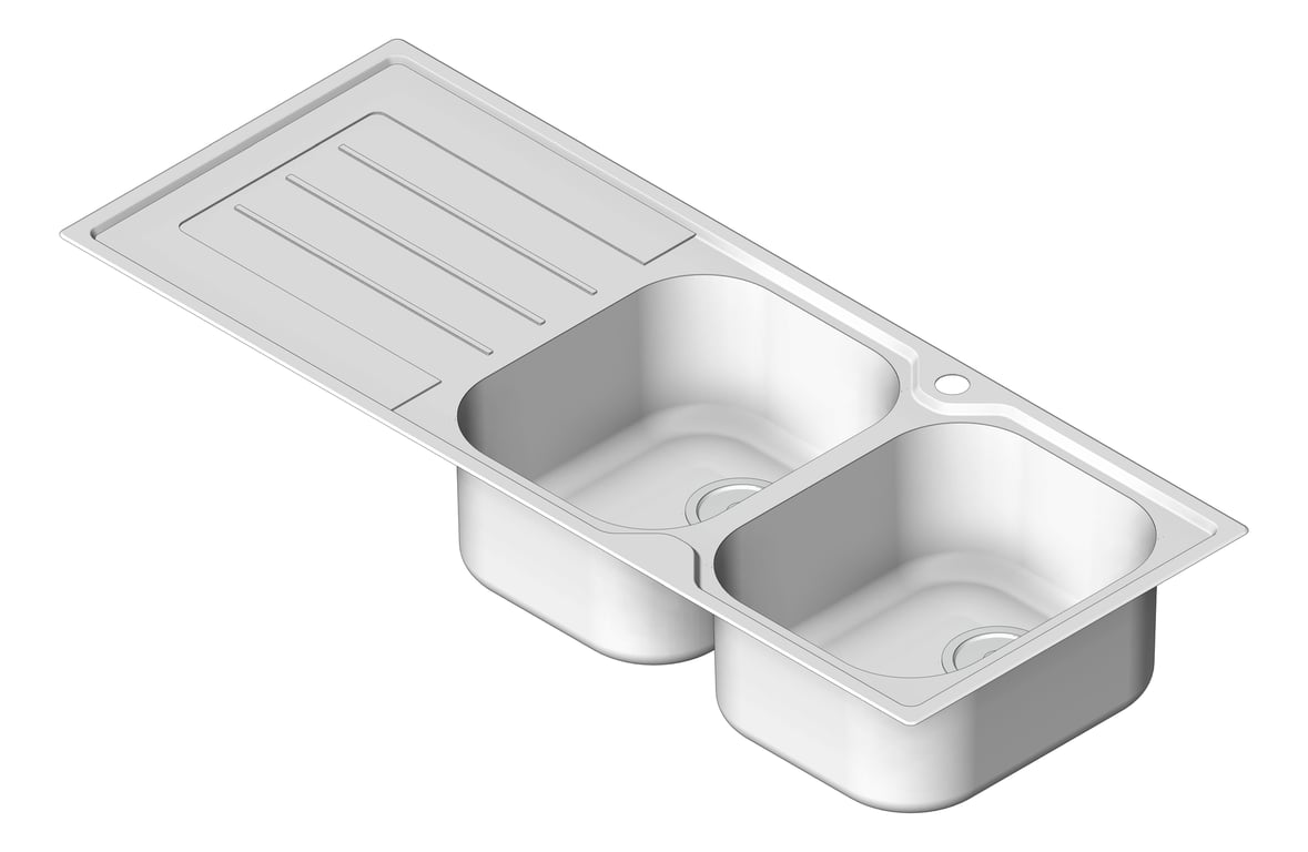 Navigate to Sink Kitchen Oliveri ProjectSinks DoubleBowl Right