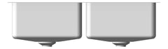 Front Image of Sink Kitchen Oliveri ProjectSinks DoubleBowl Universal