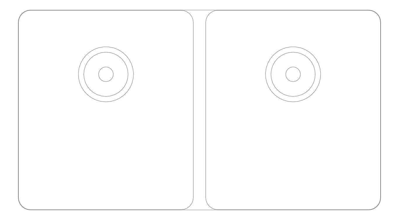 Plan Image of Sink Kitchen Oliveri ProjectSinks DoubleBowl Universal