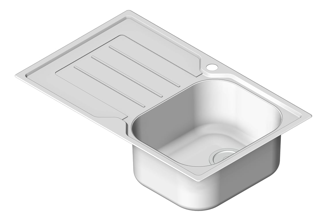 Navigate to Sink Kitchen Oliveri ProjectSinks SingleBowl Right
