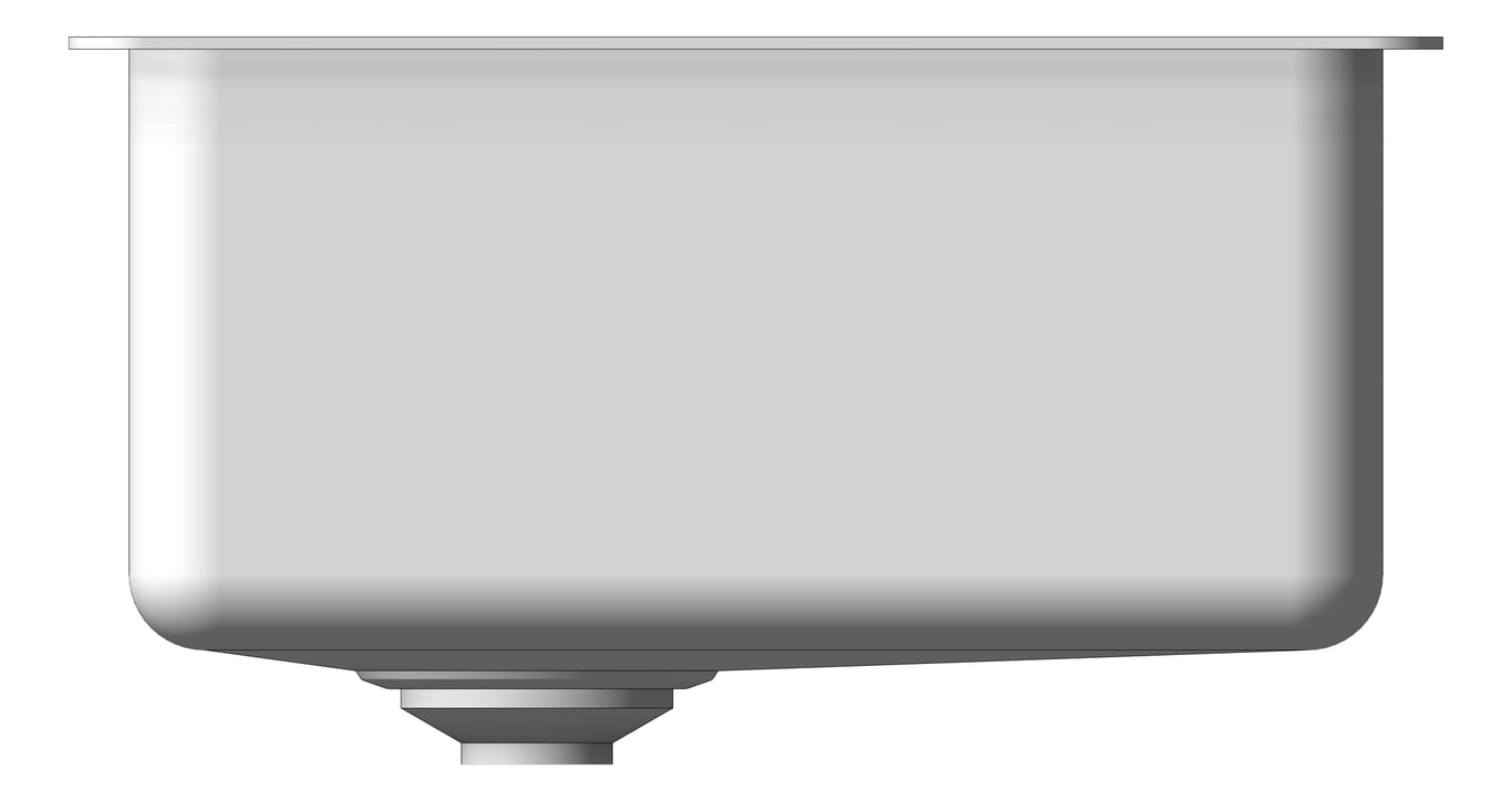 Left Image of Sink Kitchen Oliveri ProjectSinks SingleBowl Universal 500