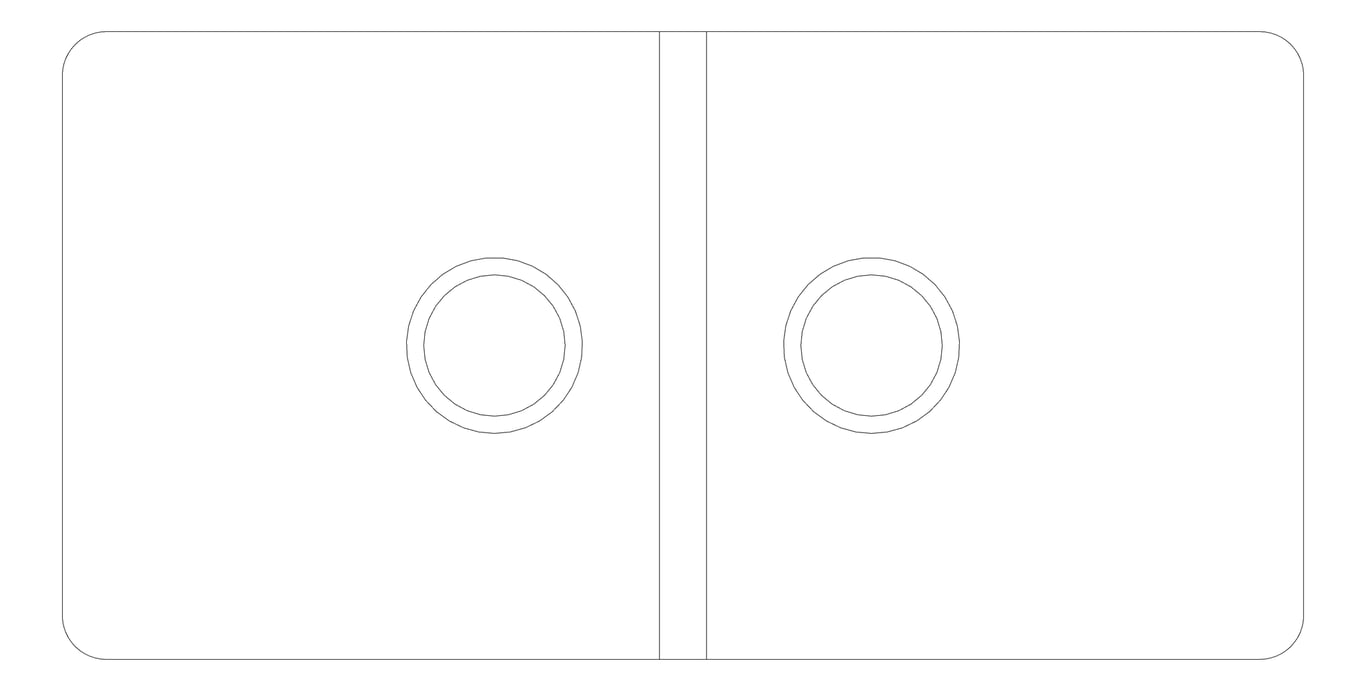 Plan Image of Sink Kitchen Oliveri Santorini DoubleBowl Undermount