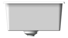 Left Image of Sink Kitchen Oliveri Santorini LargeBowl Undermount