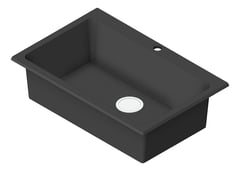 3D Shaded Image of Sink Kitchen Oliveri Santorini MegaBowl Topmount