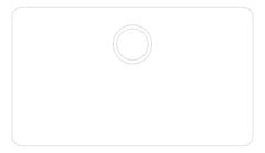 Plan Image of Sink Kitchen Oliveri Santorini MegaBowl Undermount