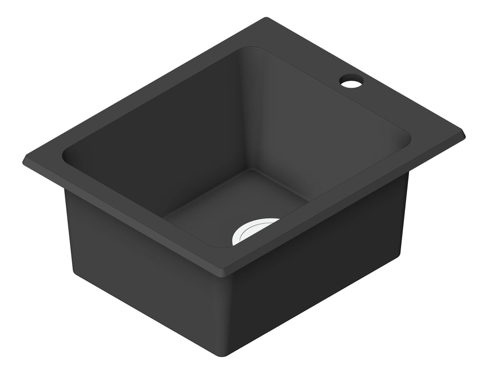 Navigate to Sink Kitchen Oliveri Santorini StandardBowl Topmount