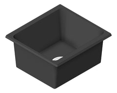 3D Shaded Image of Sink Kitchen Oliveri Santorini StandardBowl Undermount