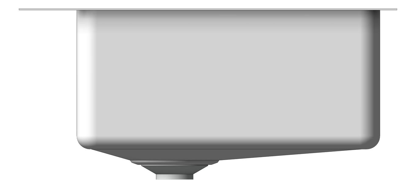 Left Image of Sink Kitchen Oliveri Sonetto DoubleBowl Topmount