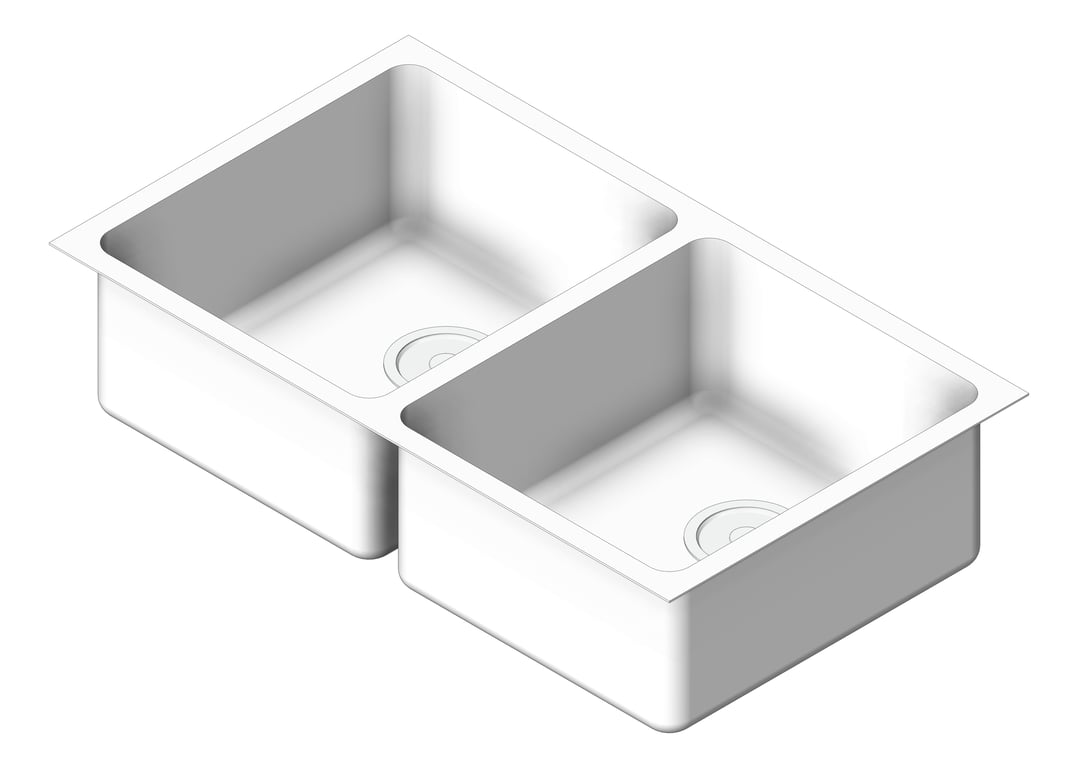 Navigate to Sink Kitchen Oliveri Sonetto DoubleBowl Undermount