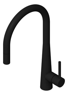 3D Shaded Image of Mixer Hob Oliveri Essente GooseNeck PullOut