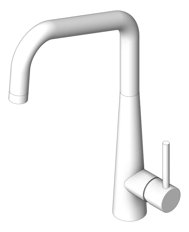 Navigate to Mixer Hob Oliveri Essente GooseNeck Square