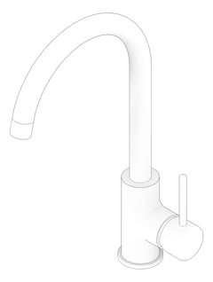 3D Documentation Image of Mixer Hob Oliveri Venice GooseNeck