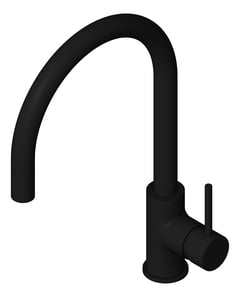 3D Shaded Image of Mixer Hob Oliveri Venice GooseNeck PullOutSpray