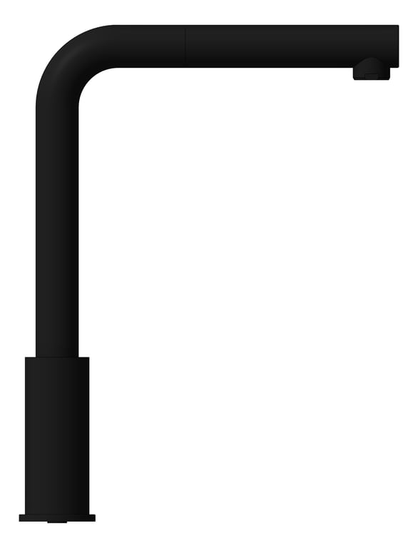 Left Image of Mixer Hob Oliveri Venice RightAngle PullOutSpray