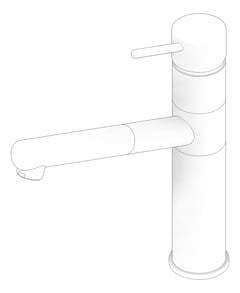 3D Documentation Image of Mixer Hob Oliveri Venice Swivel PullOutSpray