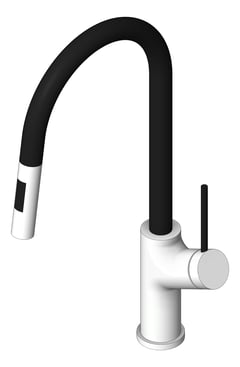 3D Shaded Image of Mixer Hob Oliveri Vilo PullOutSpray