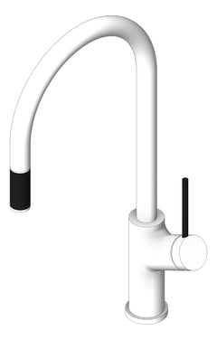 3D Shaded Image of Mixer Hob Oliveri Vilo PullOut